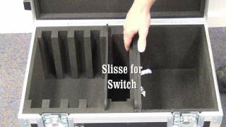 Capro Flightcase for 4x Laptop PC, Switch og Diverse utstyr