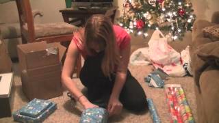 How a Blind Person Wraps Presents!