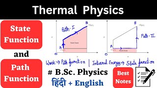 State Function and Path Function | Thermal Physics