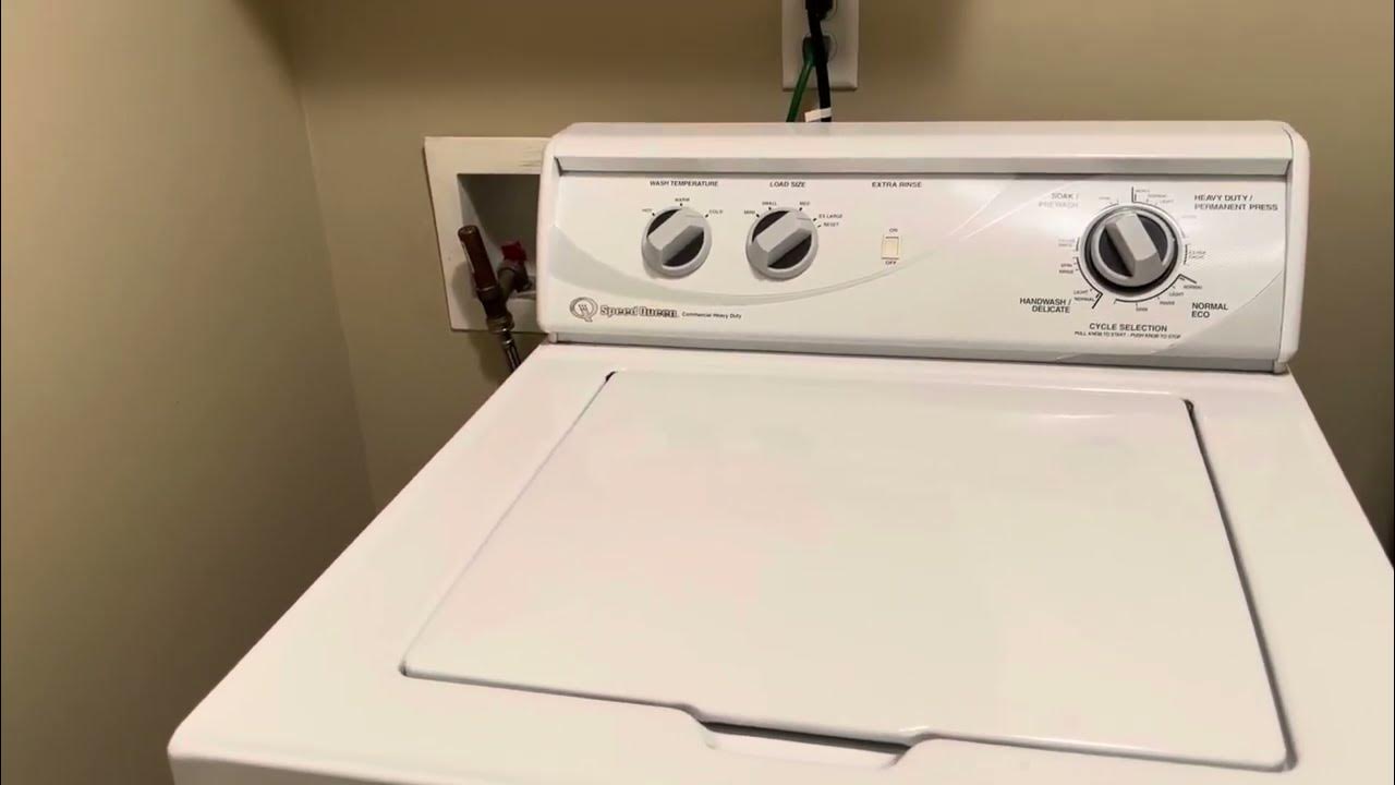 Speed Queen TC5003WN 26'' Top Load Washer Review YouTube