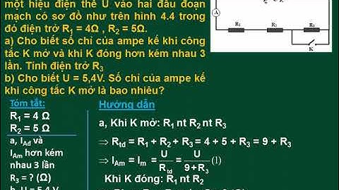 Bài tập vật lý 9 đoạn mạch nối tiếp năm 2024