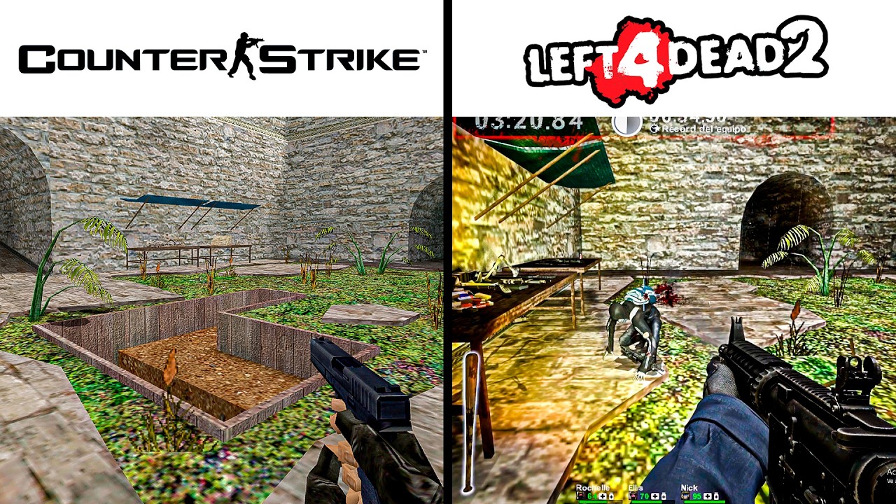 ¿Qué pasa si conviertes LEFT 4 DEAD 2 en COUNTER STRIKE?