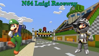 N64 Luigi Raceway Minecraft Mario Kart Tour *Remastered*