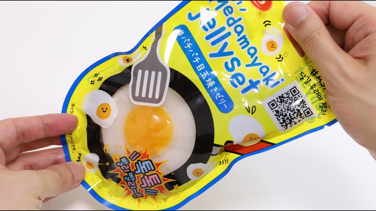 DIY Sunny-side up Popping Candy Jelly Set Interesting Candy