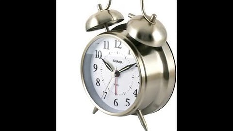 Sharp SPC800 Quartz Analog Twin Bell Alarm Clock