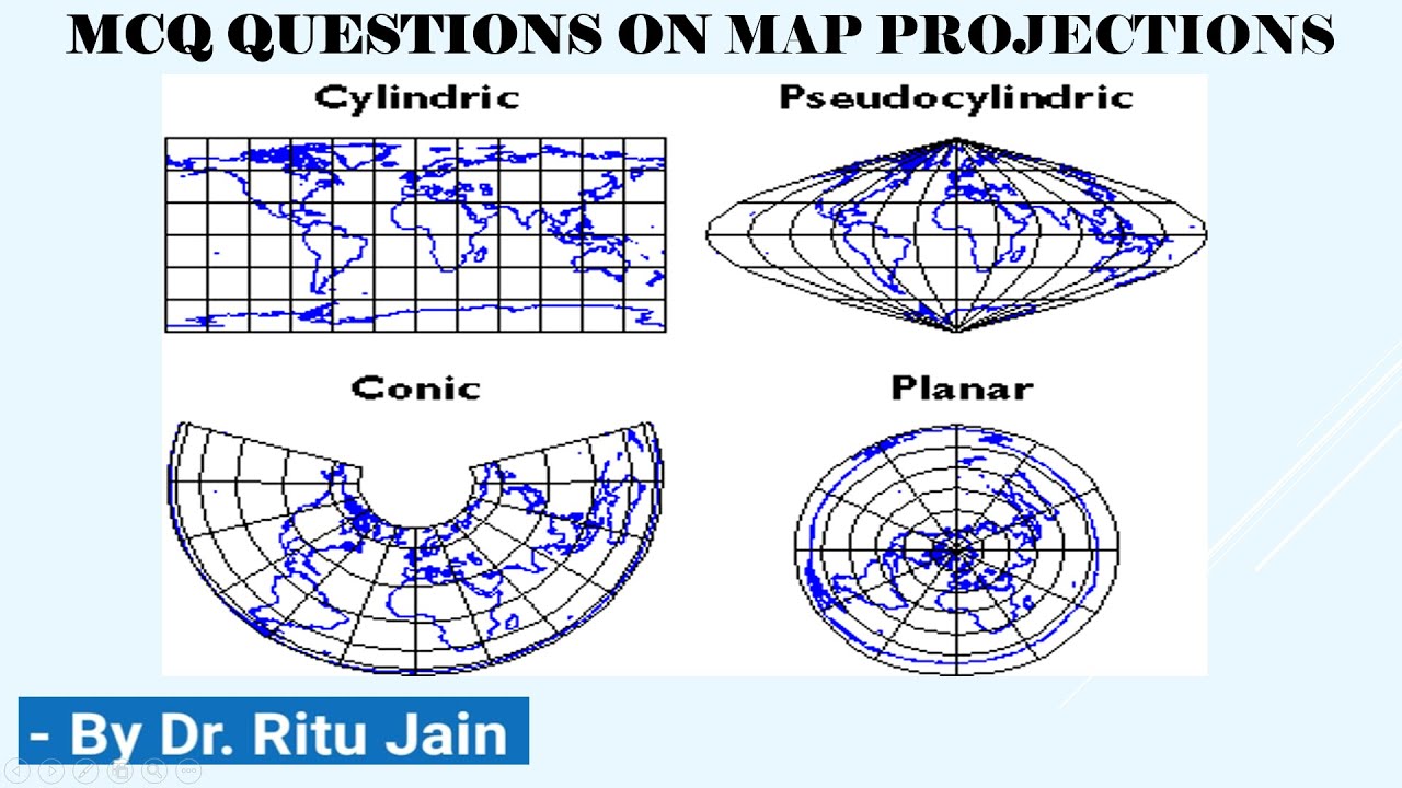 MCQ QUESTIONS ON MAP PROJECTIONS II Geo Stars By Dr. Ritu Jain YouTube