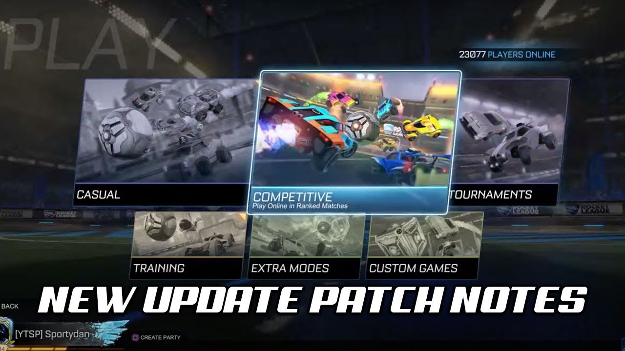 NEW Rocket League Update Information!