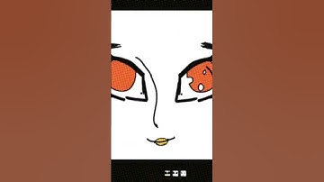 blinking eye animation art #shorts #procreate #art ##artwork #capcut #edit