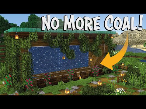 No More Coal Mining | New Minecraft Kelp Farm for 1.17 Survival (So Easy) Minecraft Tutorial