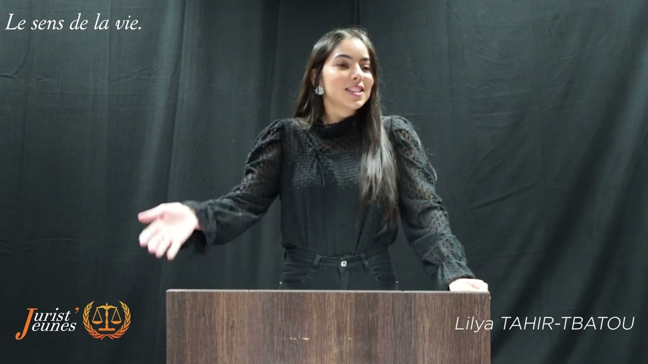 Concours d'éloquence 2023 - 2ème phase - Lilya TAHIR-TBATOU