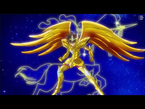 Seiya awakens the Sagittarius God Cloth-(Saint Seiya Omega)-[ENG SUB]