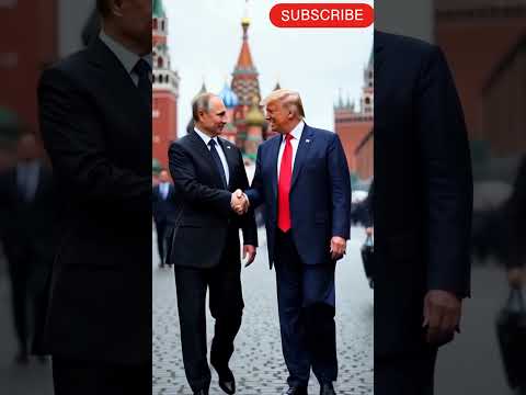 Vladimir Putin and Donald Trump meeting on red square | ai genererated video |  #ai #putin #trump