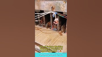 Unreal Factory Machine Workflow! Precision at Lightning Speed ⚙️🔥 #Technology #Machines