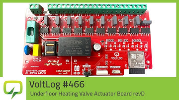 Underfloor Heating Valve Controller Board revD | 466