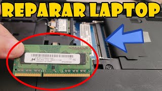 Como REPARAR una Laptop que NO ENCIENDE (PRENDE) Super Fácil y Explicado (Falla de Memoria RAM)