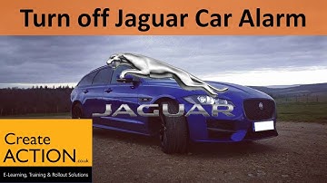 Jaguar - How to turn off / disable alarm