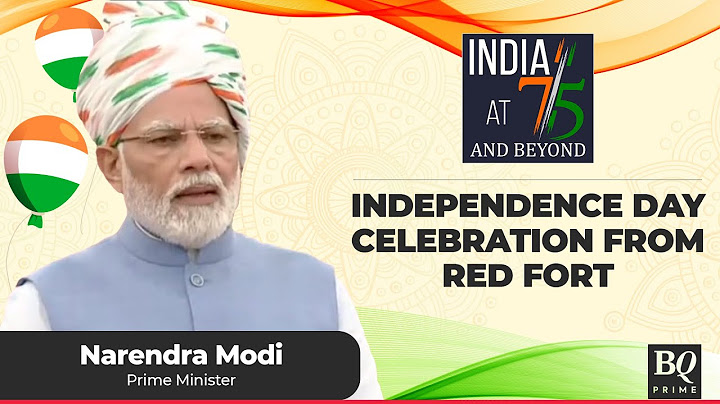PM Modi Hoists National Flag On 76th Independence Day