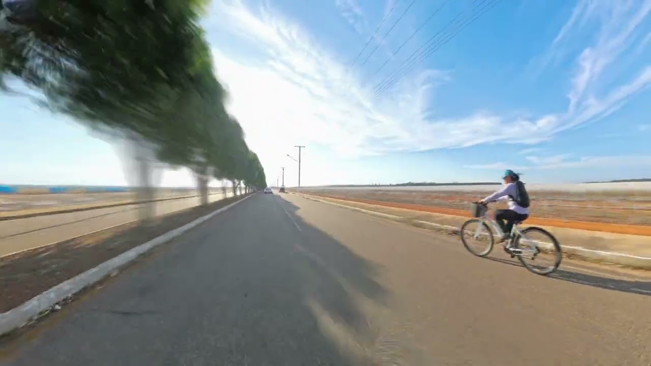 🚴‍♂️Passeio de Bike por Vilhena-RO | Aeroporto e Lavoura de Algodão em Time-Lapse