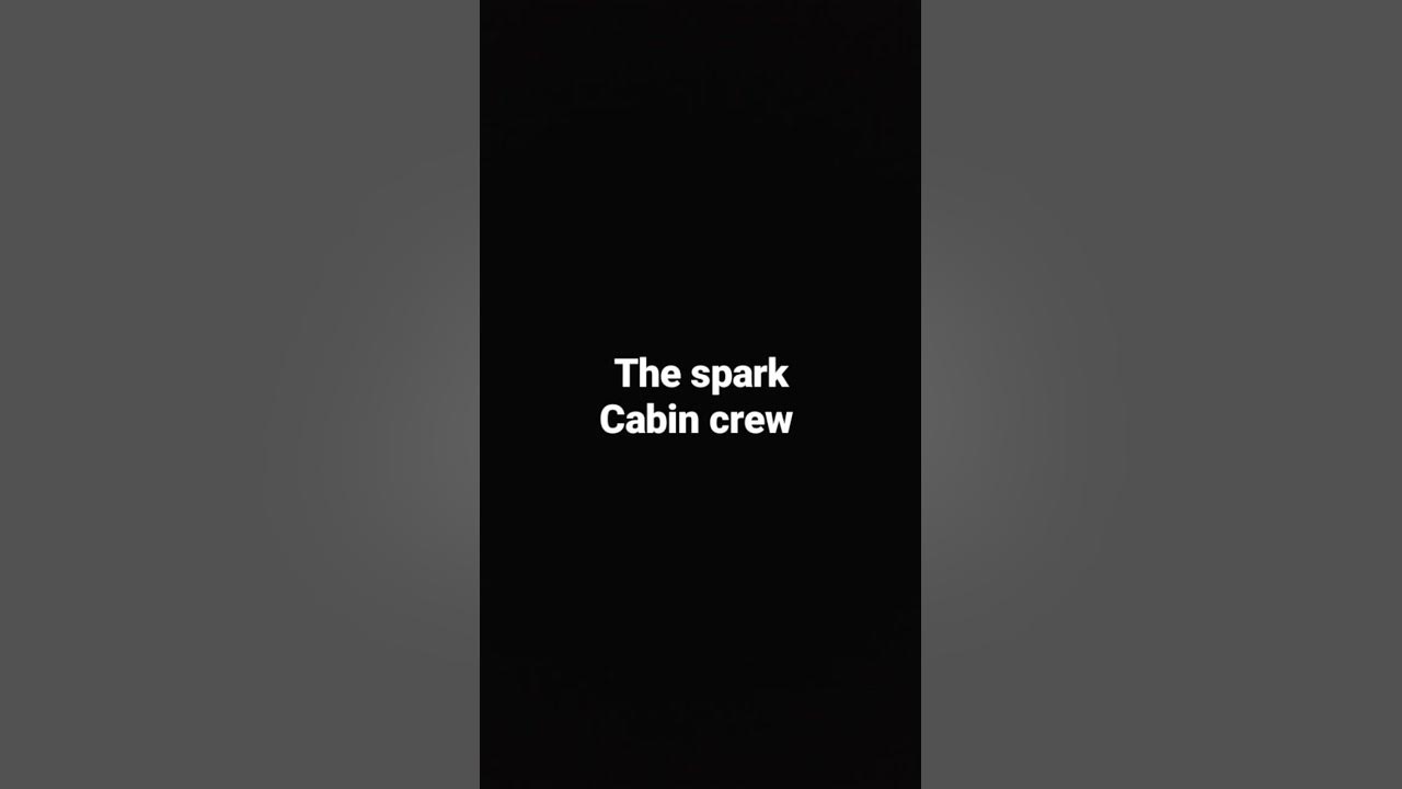 Cabin crew#The spark#viral