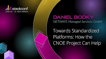 stackconf 2024 | Towards Standardized Platforms: How the CNOE Project Can Help by Daniel Bodky