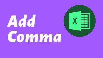 How to Add a Comma to a Column of Data in Excel (Easy Tutorial)