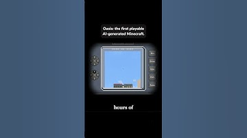 Introducing Oasis: The First Playable AI-Generated Minecraft Experience!