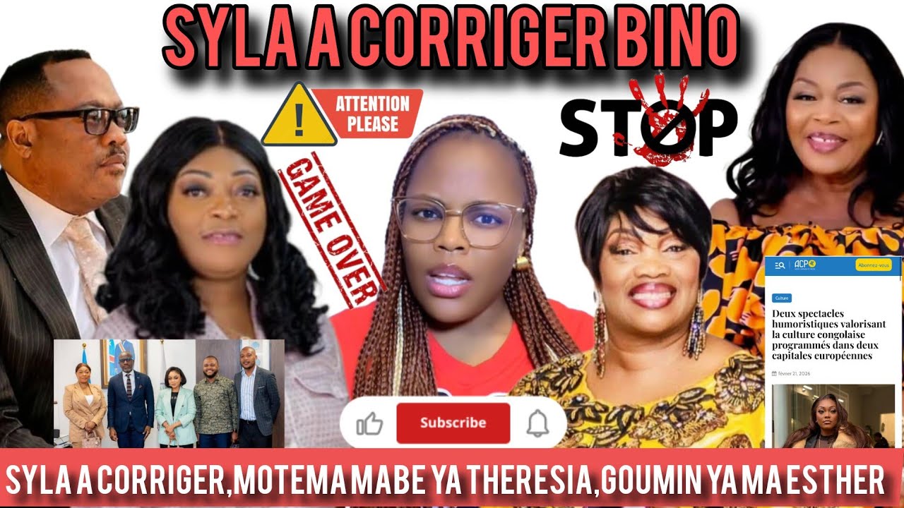 🔴SYLA AU MINISTÈRE DE LA CULTURE,THERESIA A BOYI KO SENGA PARDON,TONTON JACKO ET MAMAN ESTHER GOUMIN