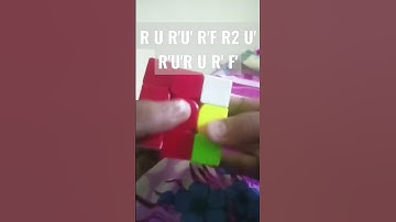 T Perm Algorithm | PLL Tutorial #shortvideo #trending #shortsfeed #shorts