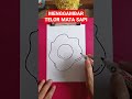 Menggambar telor mata sapi drawing kiddichannel tutorial