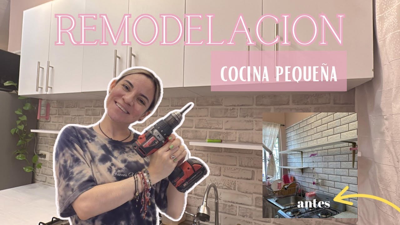 REMODELACION COCINA PEQUEÑA 🪛🏠👷‍♀️| CASA INFONAVIT