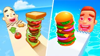 Sandwich Runner Stack Bread | Sandwich Runner - All Level Gameplay Android,iOS - HUGE NEW APK UPDATE