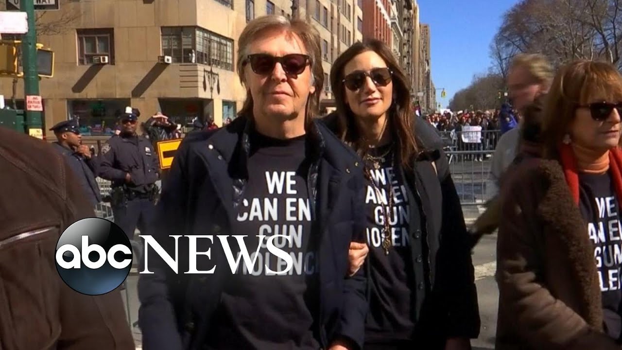 Celebs around the country came out for March for Our Lives