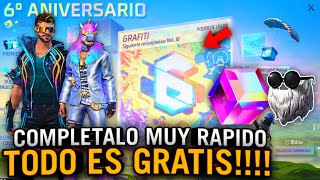 RECLAMA YA EMOTE y CUBO GRATIS Como FUNCIONA EVENTO 6 ANIVERSARIO 2023 ? Agenda Semanal free fire