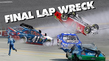 iRacing ::  Final Lap Wreck @Talladega