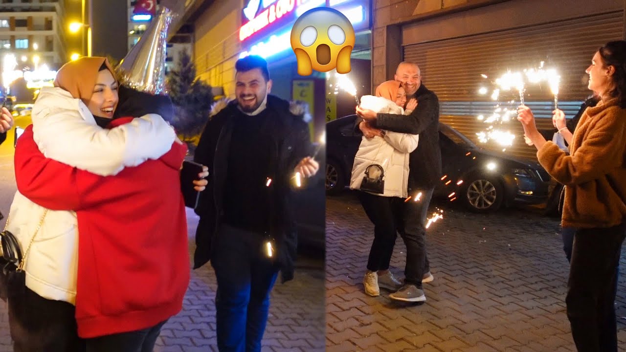 فاجئنا هيا بحفلة في نص الشارع ! بكت من الفرحة ! شوفوا ردة فعل الناس