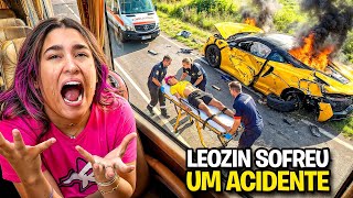 O LEOZIN SOFREU UM ACIDENTE COM A MCLAREN *Vlog de show !