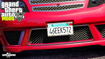 How to install New License Plates [Add-On] (2020) GTA 5 MODS