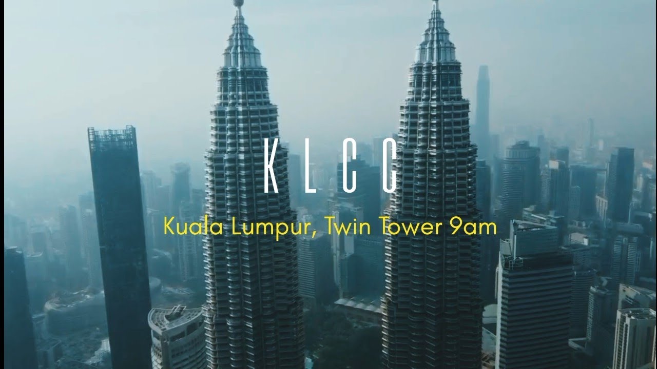 KLCC||Kuala Lumpur, Malaysia|| Twin Tower at 9am||dji mini 2 - YouTube