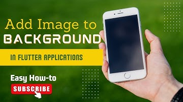 How to add a full screen background image in Flutter