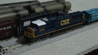 Kato 176-7610 | EMD SD70M Diesel Locomotive Flat Radiator | CSX 4695 | N Scale | Review | HD