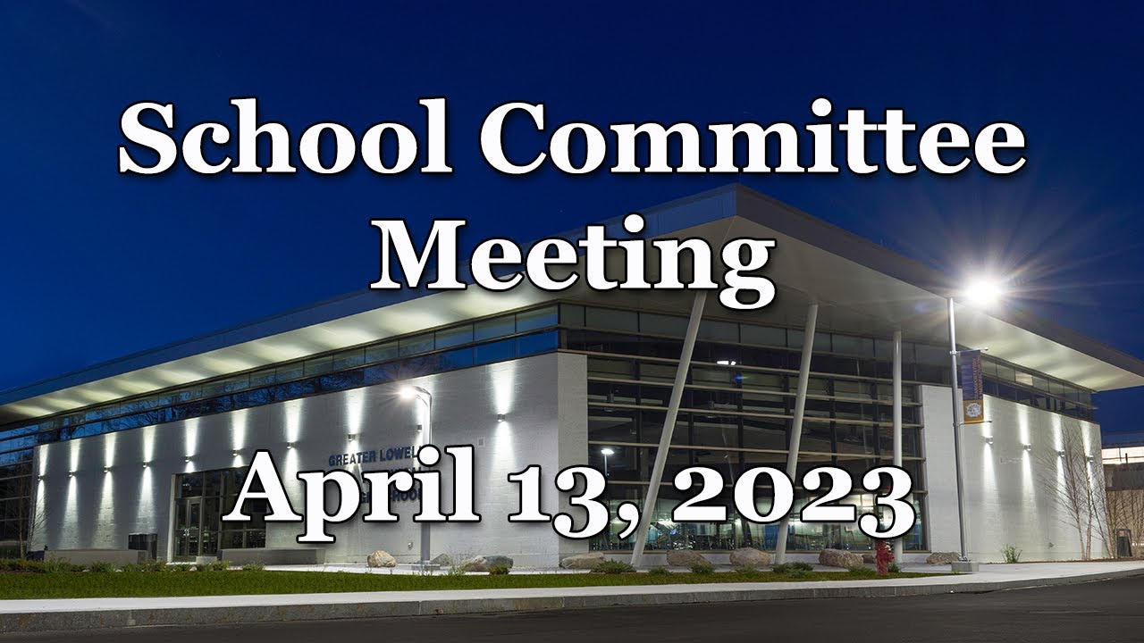 Glths GLTHS School Committee Meeting April 13, 2023 - YouTube