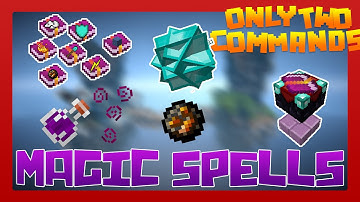 MAGIC SPELLS with only two commands | Minecraft 1.9