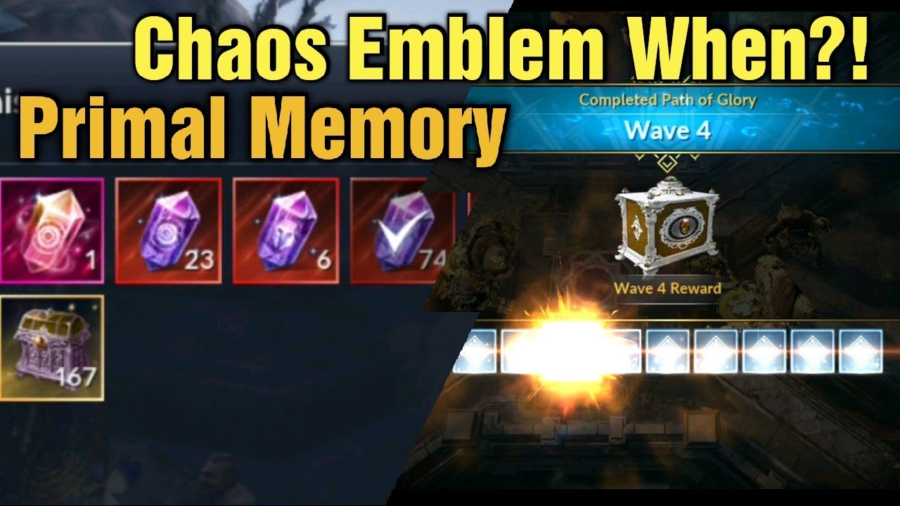 Black Desert Mobile Primal Memory & Tying To Get Chaos Emblem