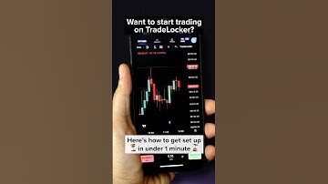How to Start Trading on TradeLocker in Under a Minute
