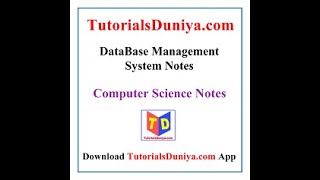 #DBMS Notes #Handwritten Complete PDF Download 2022 #TutorialsDuniya #shorts #short