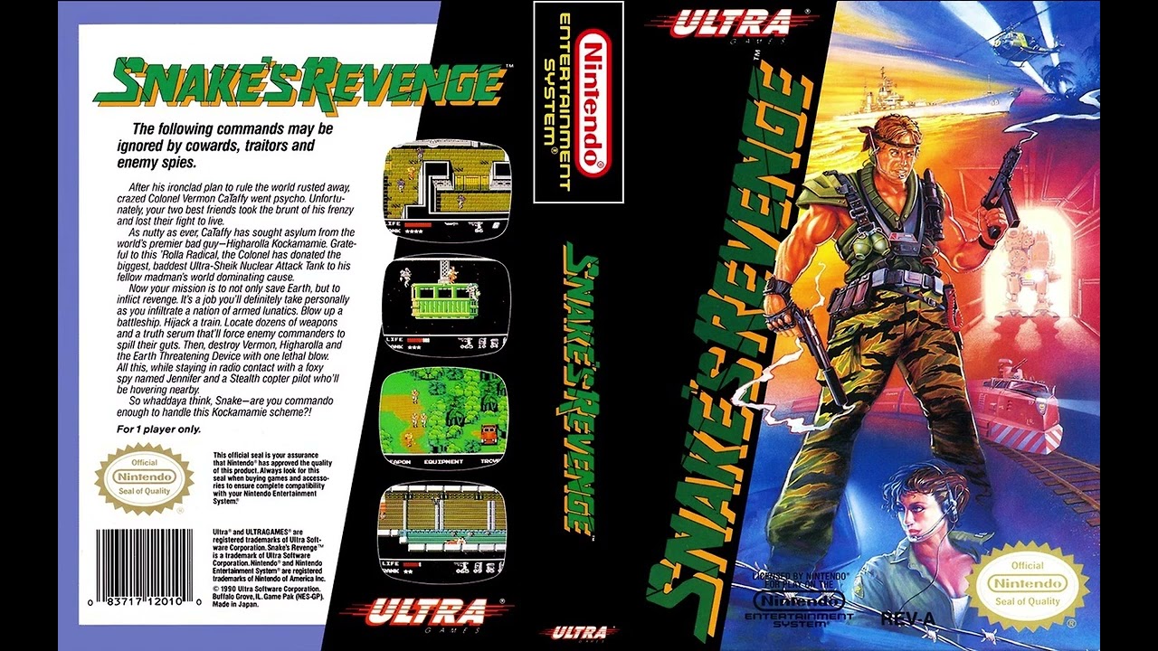 Snake's Revenge (NES) - Jungle Infiltration [MIDI]