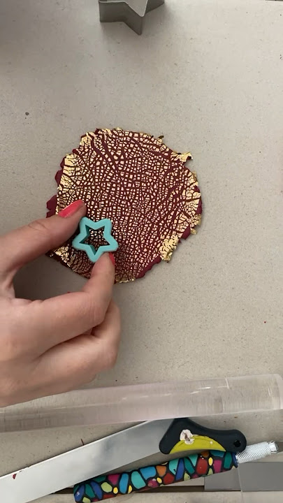 How to Transfer Wrapping Paper on Polymer Clay! 