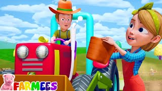 wheels on the tractor nursery rhymes and kids songs by farmees