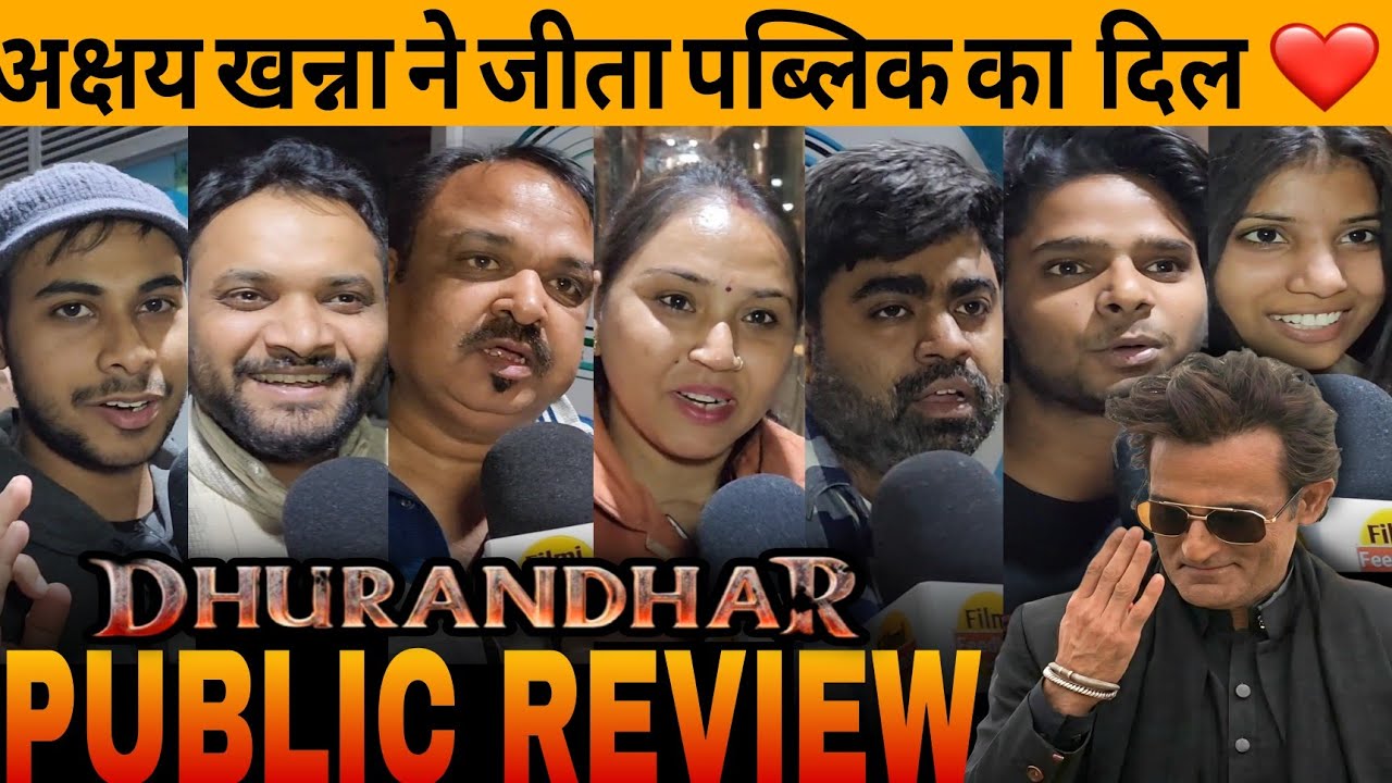 Akshay Khanna ne jeeta public ka dil | Dhurandhar movie Public review | Akshay Khanna | Dhurandhar 