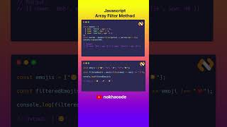Javascript Array Filter  Code #javascript #coding #software #tech #programming #shorts